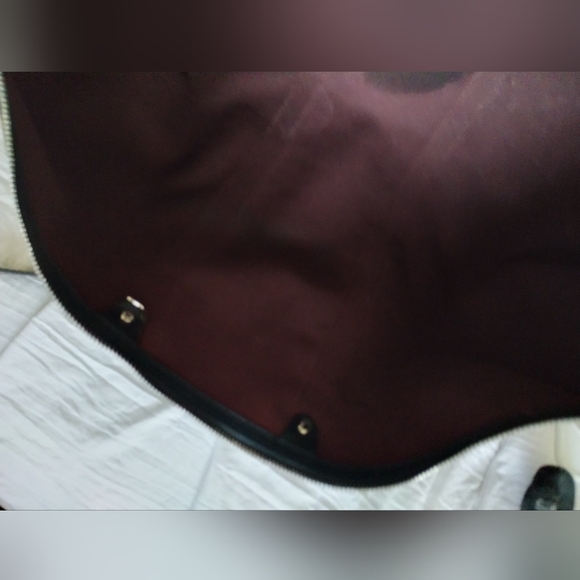 LOUIS VUITTON Keepall Bandouliere 55 Travel Duffle Bag Monogram Macassar . - Picture 11 of 14